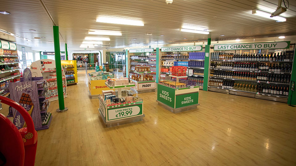 Shop area aboard James Joyce