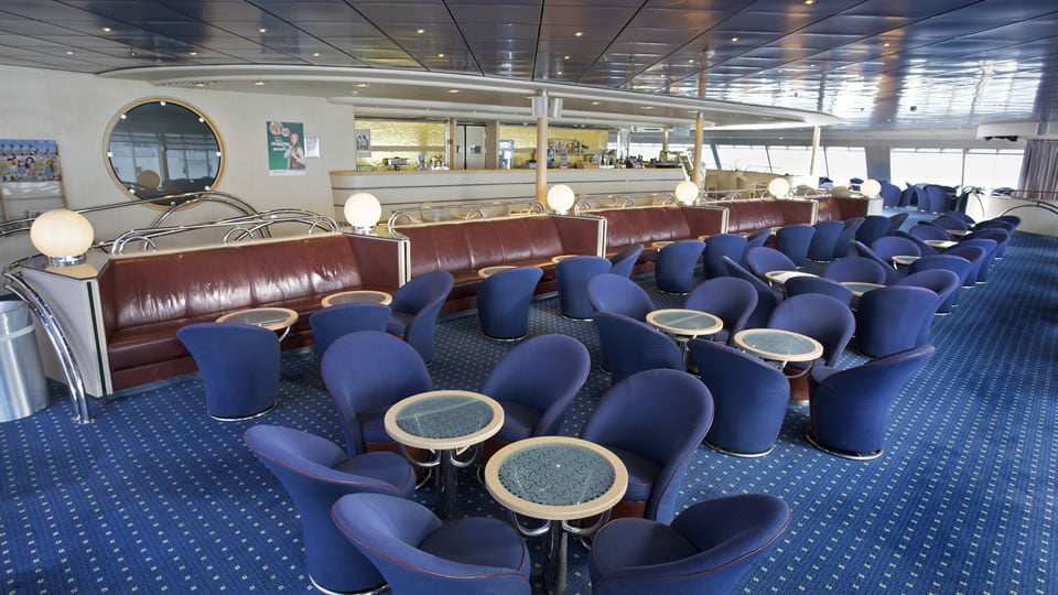 Club Class seating on Ulysses