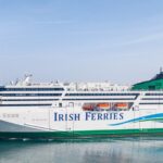 W. B. Yeats ferry sailing at sea