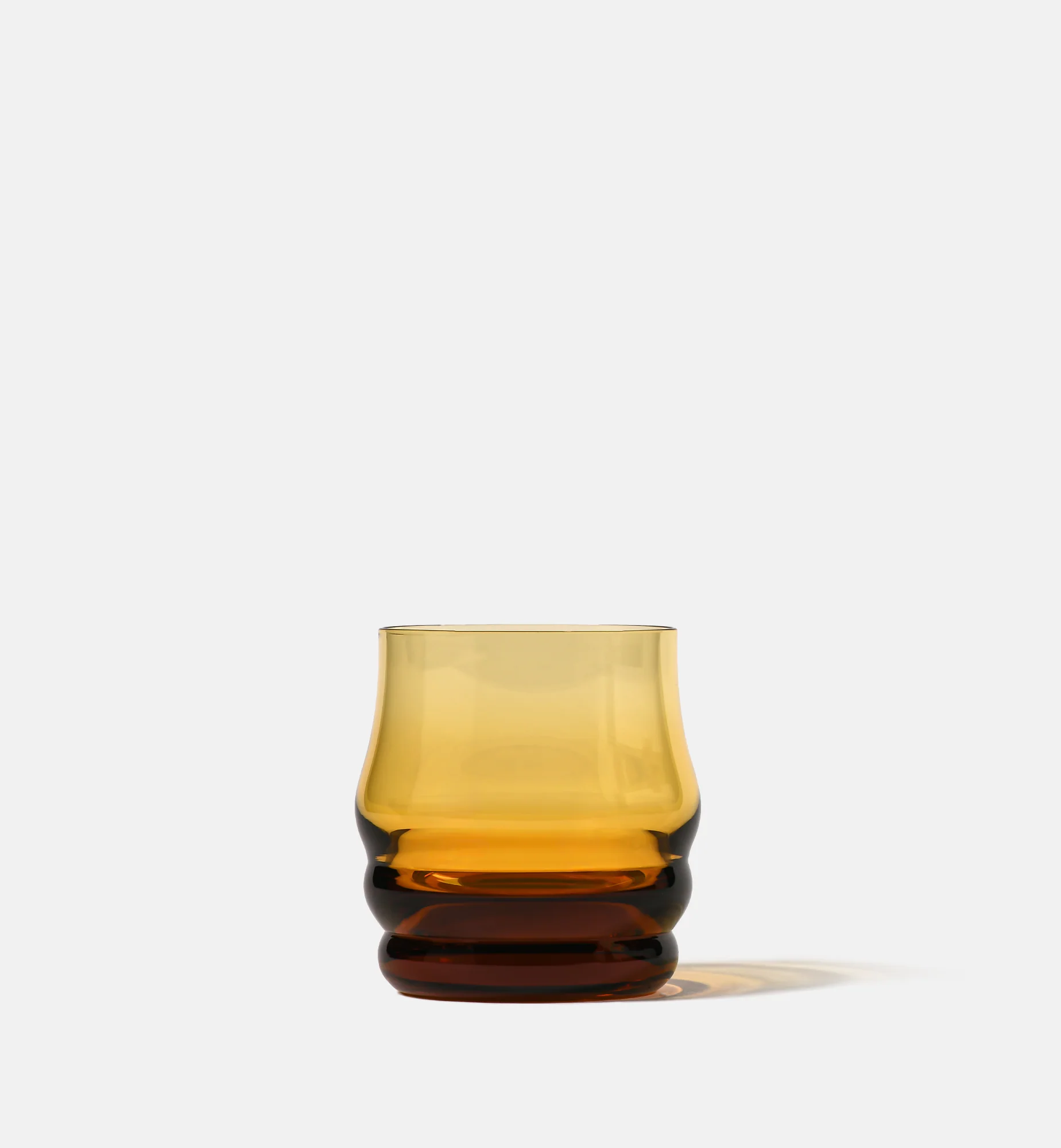 Bursztynowa szklanka Honey 1958