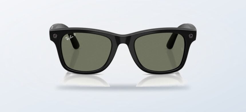 Lentes de sol Ray-Ban Meta Wayfarer L Gen. 3 negros