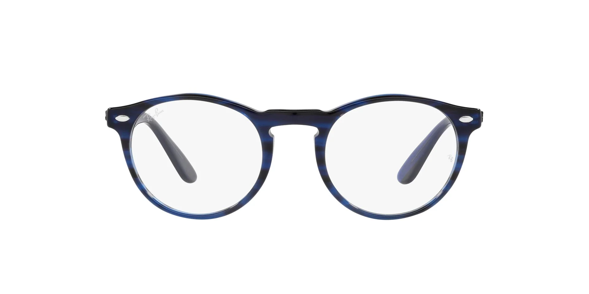 Lentes oftálmicos Ray-Ban RX5283 azules de forma redonda