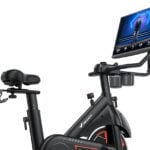 Merach indoor exercise bike with display