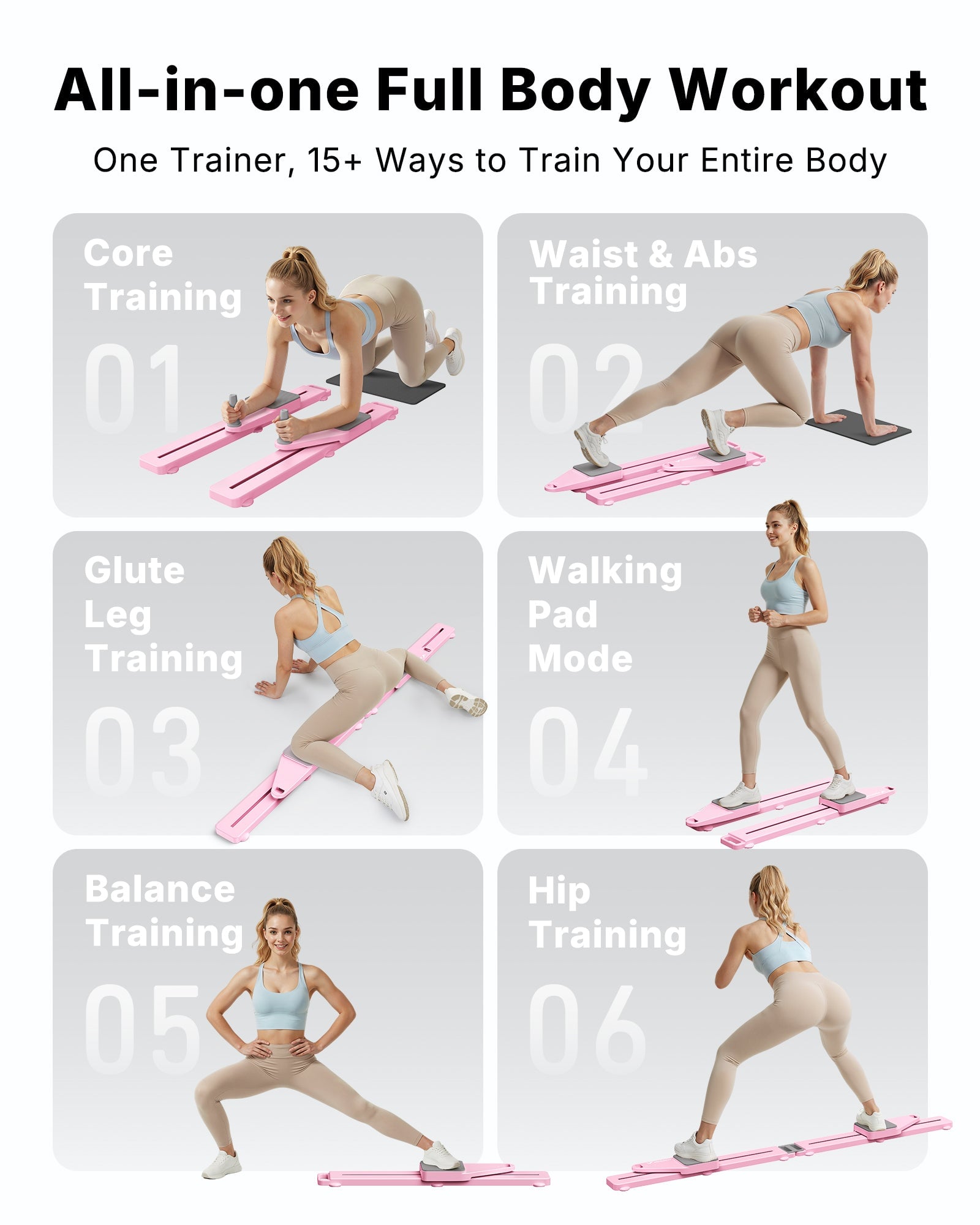Merach foldable Pilates board product view