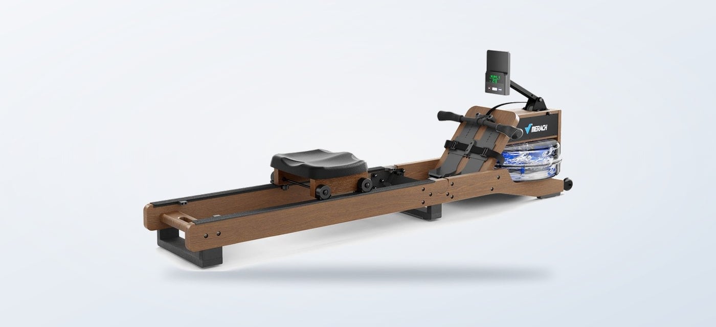 Merach R23R1 water rowing machine shown on a clean background