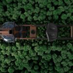Merach Rudergerät vor einer Waldkulisse