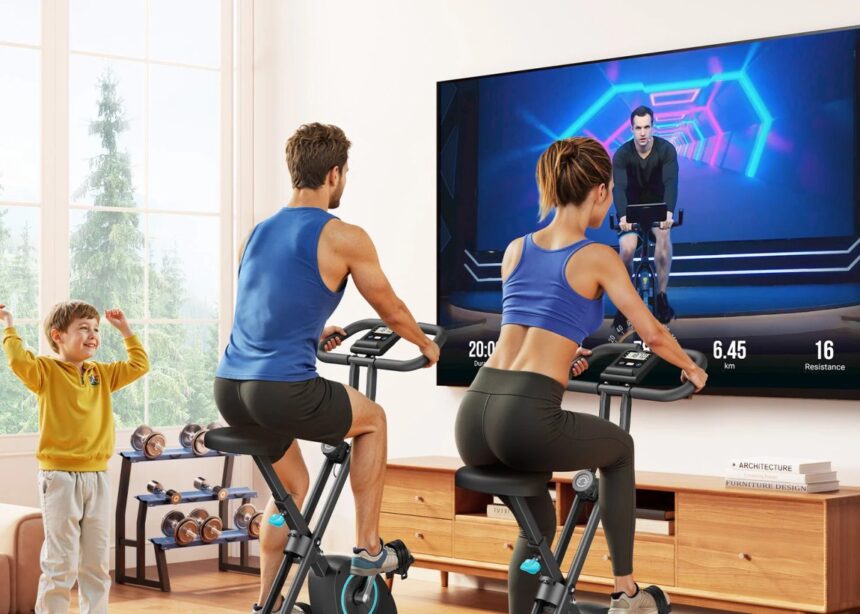 Merach S14 four-in-one indoor exercise bike