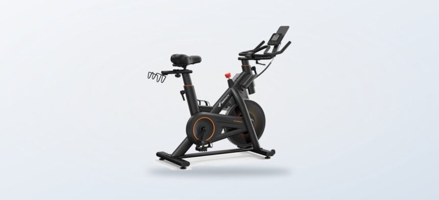Merach S29B1 exercise bike in orange