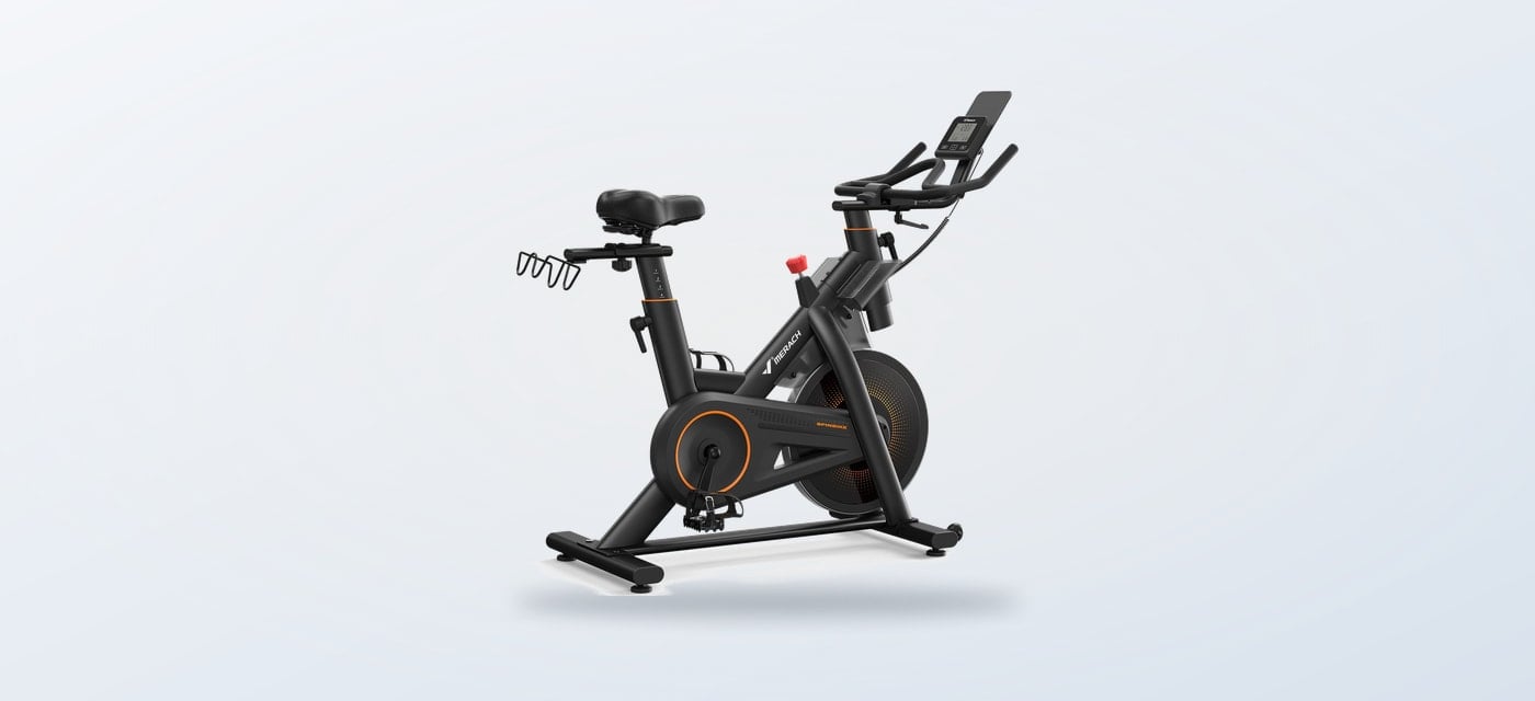 Merach S29B1 exercise bike in orange