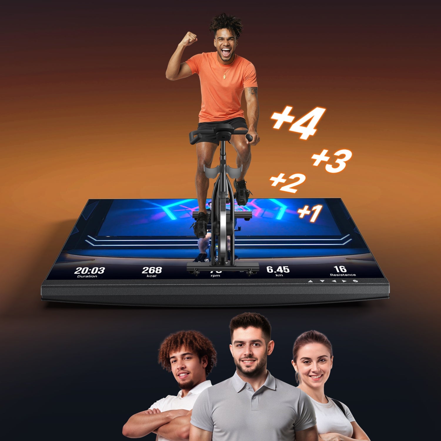 Merach S29R3 Heimtrainer mit drehbarem Bildschirm
