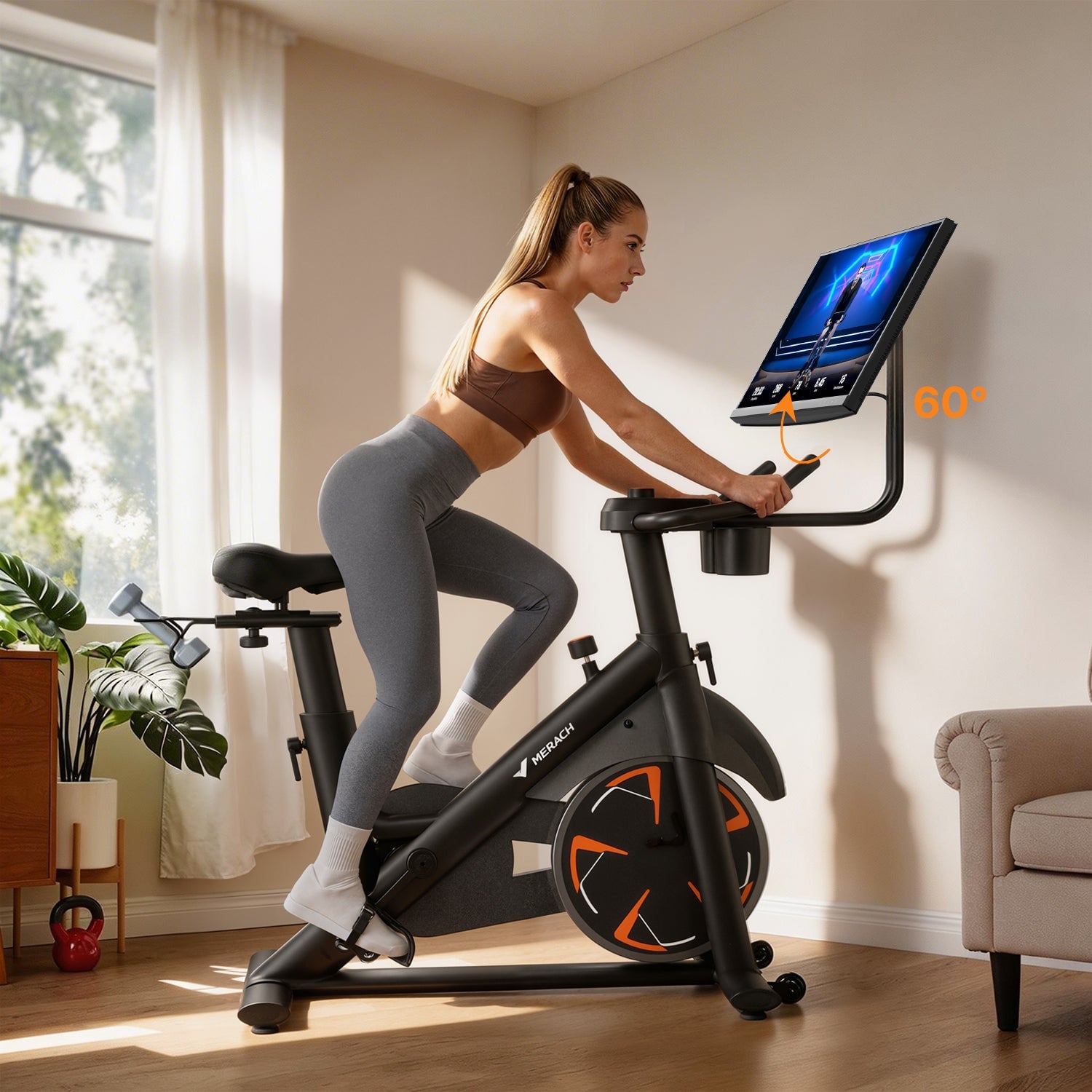 Merach S36B5 Heimtrainer mit HD-Bildschirm