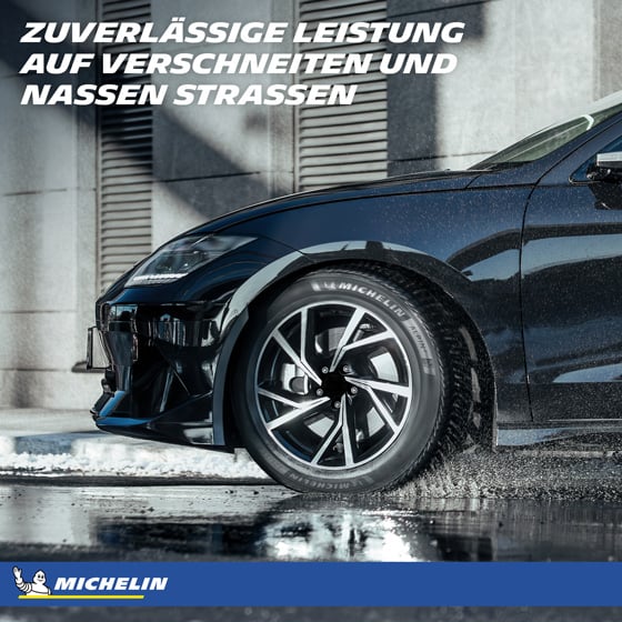 Winterliches Produktmotiv zum Michelin Alpin 7