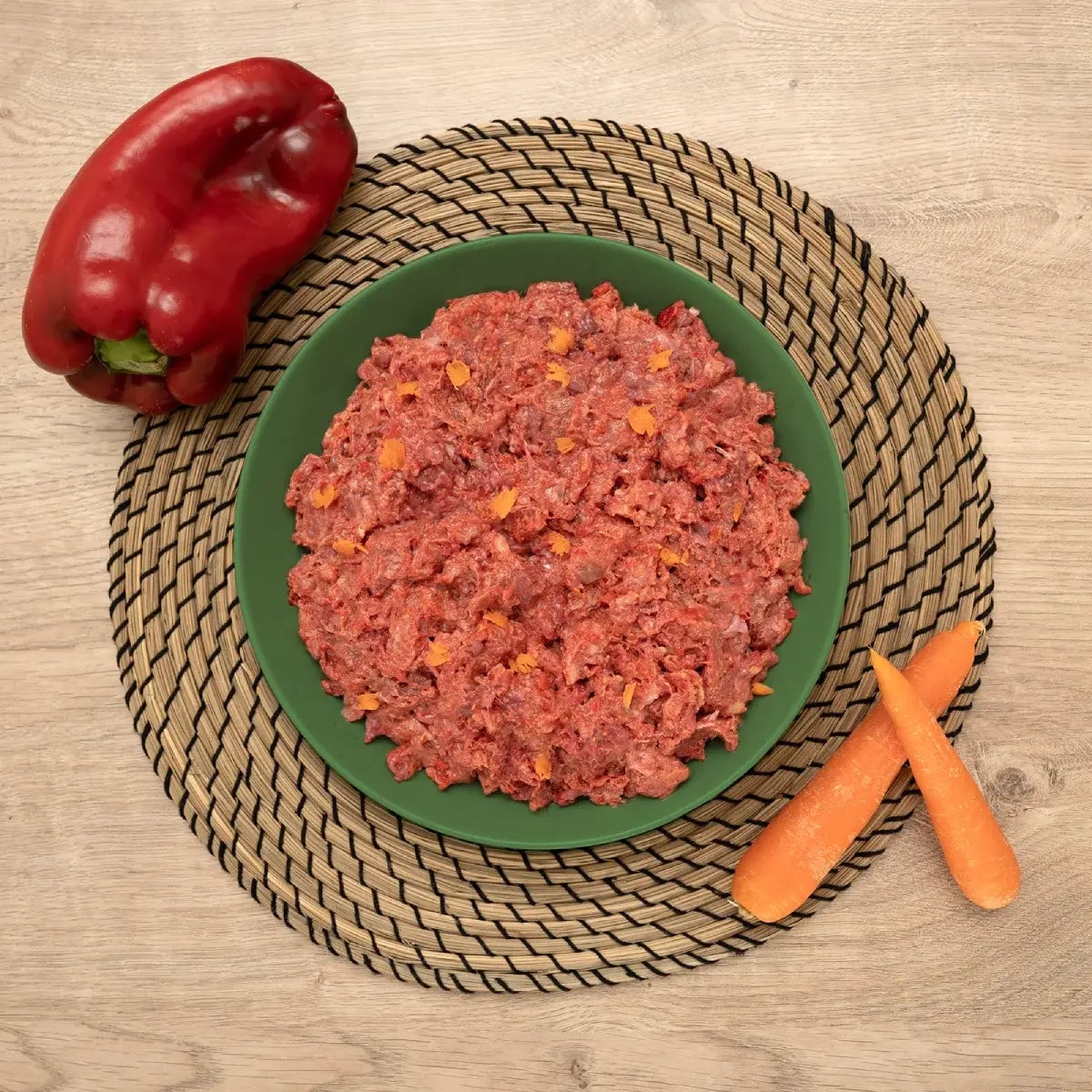 Menú BARF de pollo y vaca de Natuka