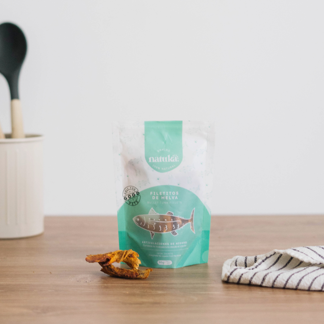 Filetitos de melva de Natuka para perros