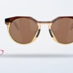 Lentes de sol Oakley OO9242 Kylian Mbappé HSTN en tono Havana, vista frontal