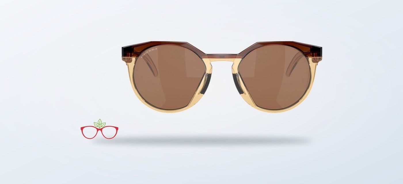 Lentes de sol Oakley OO9242 Kylian Mbappé HSTN en tono Havana, vista frontal