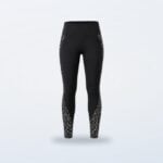 Reflective women’s leggings shown from the front