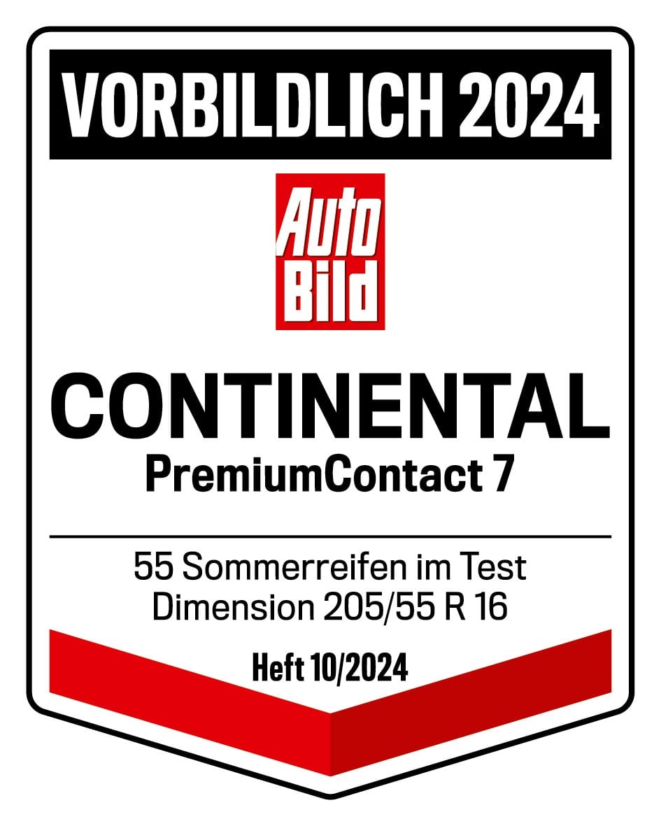Continental PremiumContact 7 in einer Testinformation