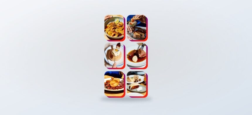 Scena kulinarna promująca RestaurantWeek