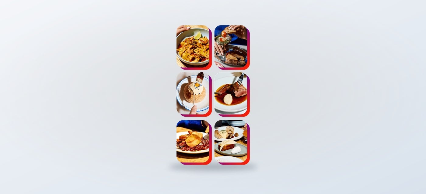 Scena kulinarna promująca RestaurantWeek