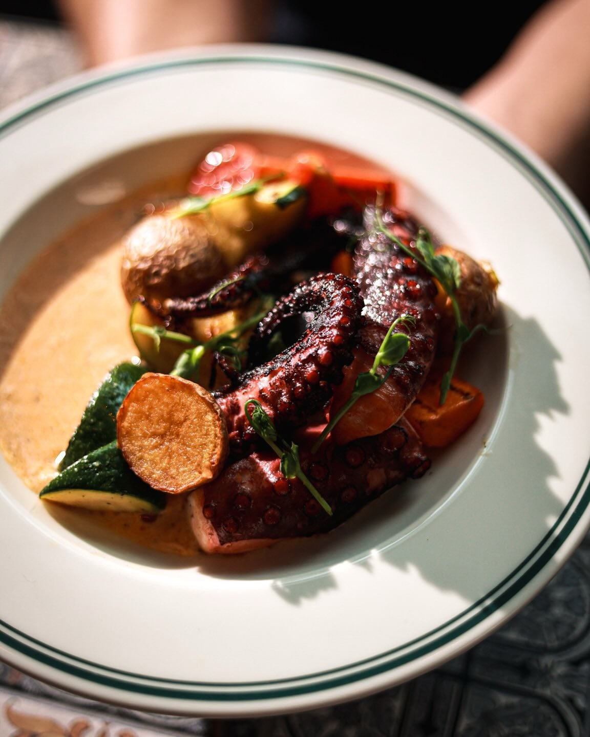 Talerz z menu jednej z restauracji dostępnych w RestaurantWeek