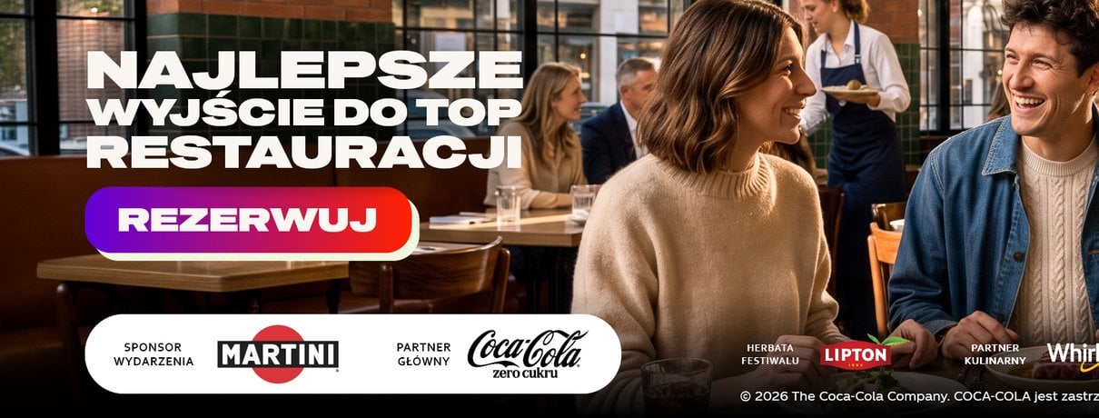 Wnętrze restauracji dostępnej w festiwalu RestaurantWeek