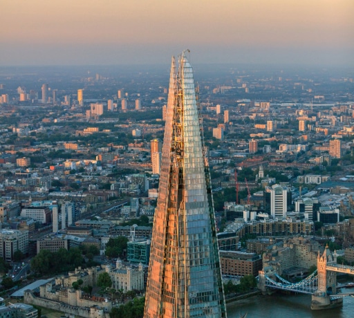 Champagne experience at The View from The Shard