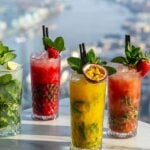 Guests enjoying a Champagne Experience above London