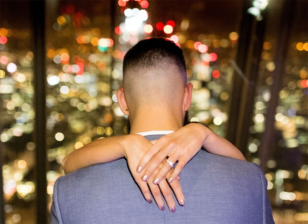 Proposal experience at The View from The Shard