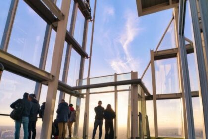 Visitors at The View from The Shard