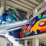 Artwork inside AT&T Stadium