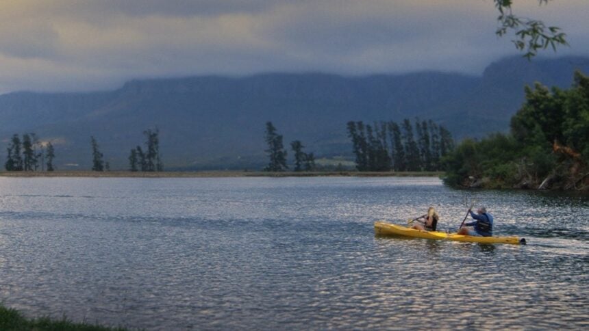 Kayak on a travel adventure