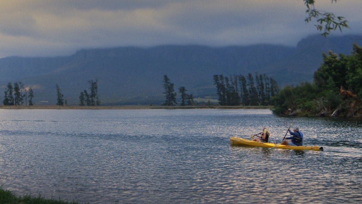 Kayak on a travel adventure