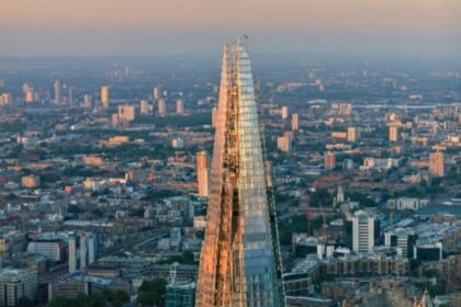 The Shard skyline exterior