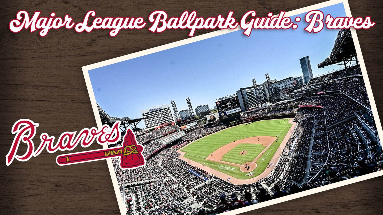 Braves ballpark guide banner