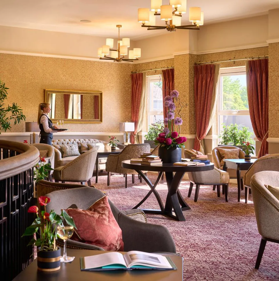 A guest area at Tulfarris Hotel and Golf Resort