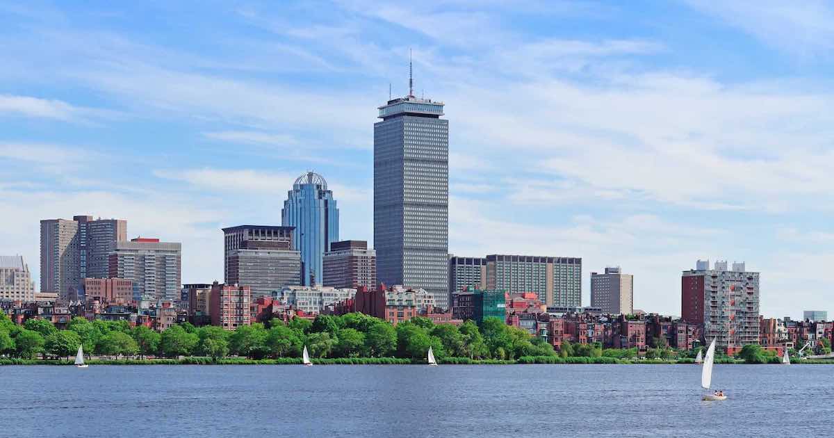 Boston skyline seen from View Boston