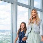 A summer visitor scene at View Boston overlooking the city