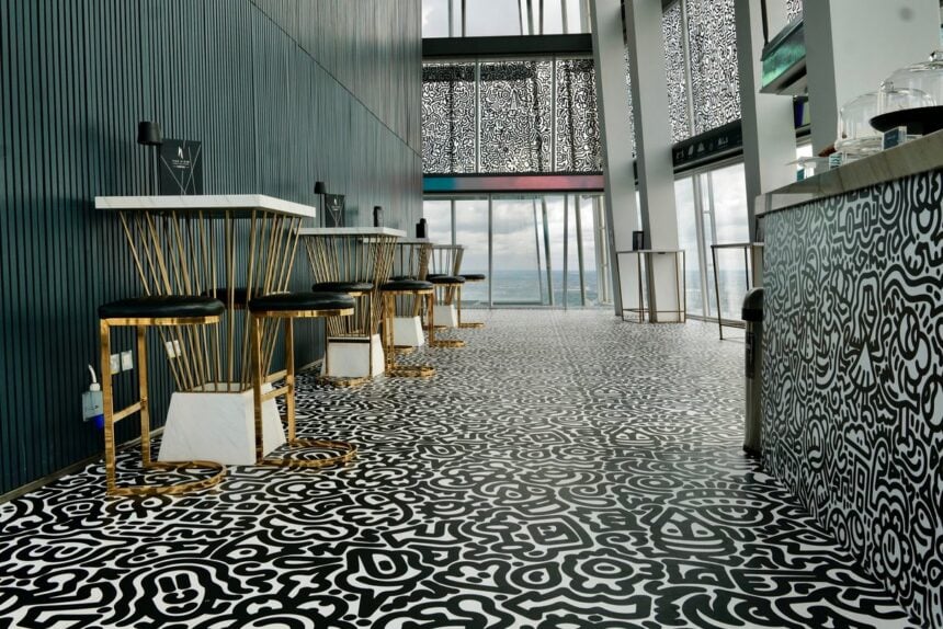 The open-air Skydeck at The View from The Shard