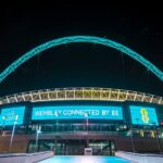 Exterior view of Wembley Stadium