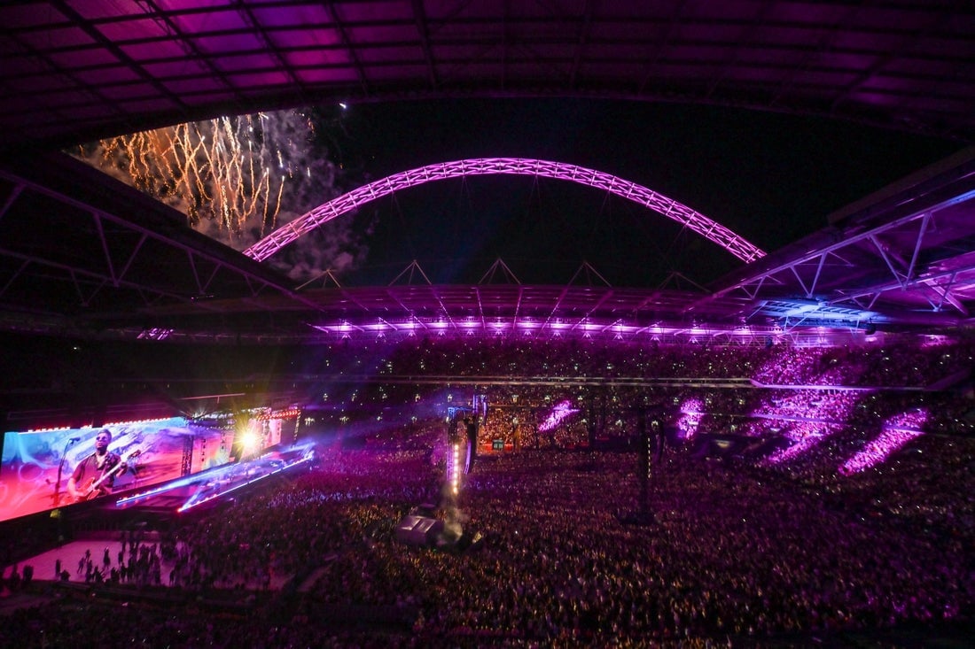 A view of the Wembley Stadium tour setting